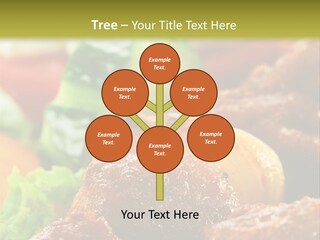 Fast Grilled Dish PowerPoint Template