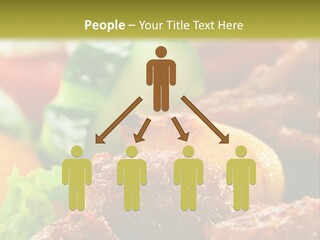Fast Grilled Dish PowerPoint Template