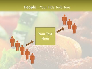Fast Grilled Dish PowerPoint Template