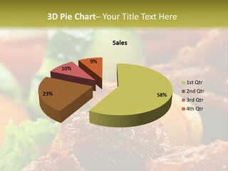 Fast Grilled Dish PowerPoint Template
