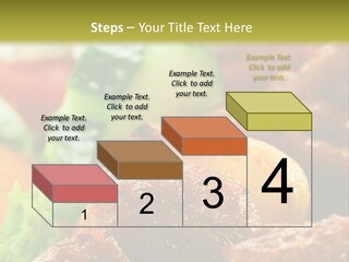 Fast Grilled Dish PowerPoint Template