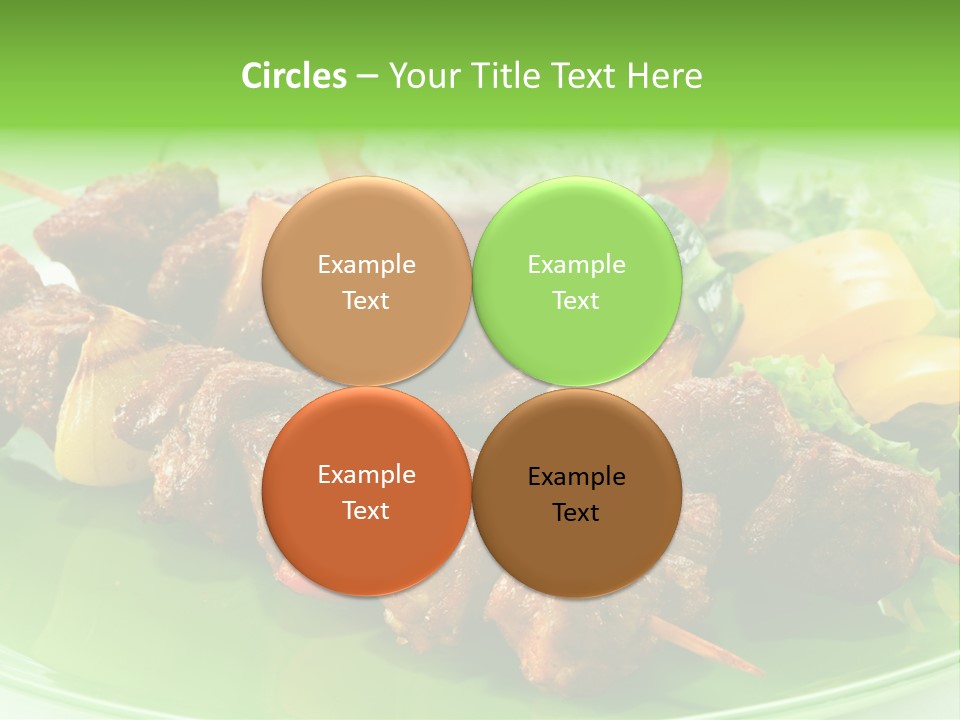 Barbecue Background Grilled PowerPoint Template