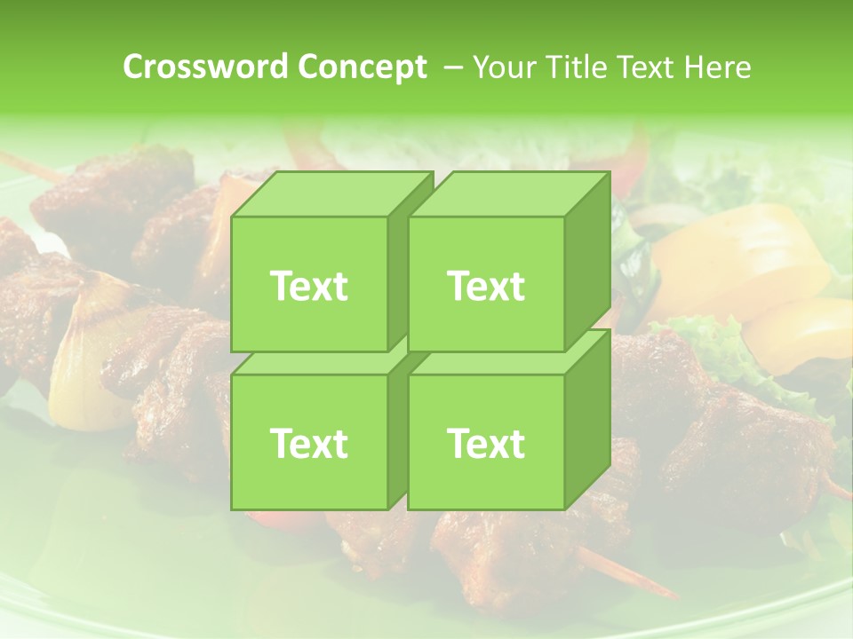 Barbecue Background Grilled PowerPoint Template