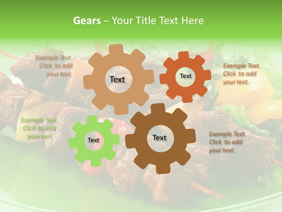 Barbecue Background Grilled PowerPoint Template