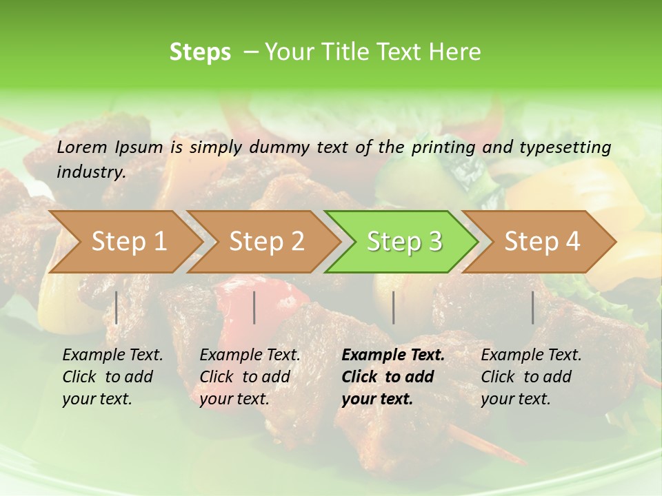 Barbecue Background Grilled PowerPoint Template