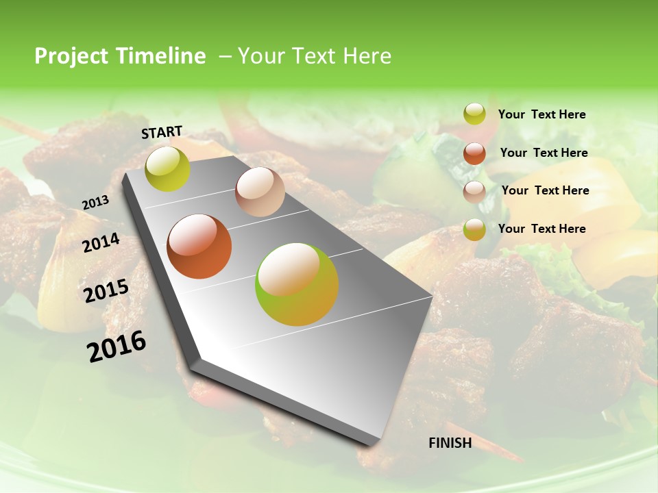 Barbecue Background Grilled PowerPoint Template