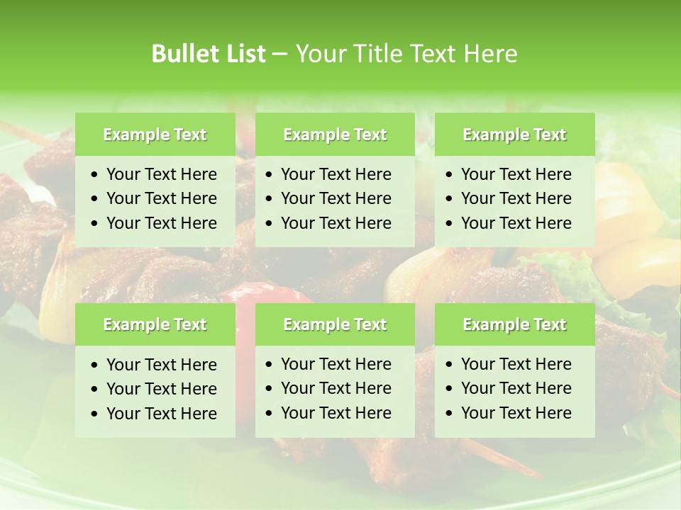 Barbecue Background Grilled PowerPoint Template