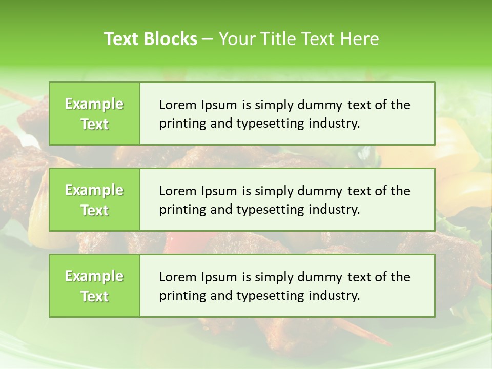 Barbecue Background Grilled PowerPoint Template