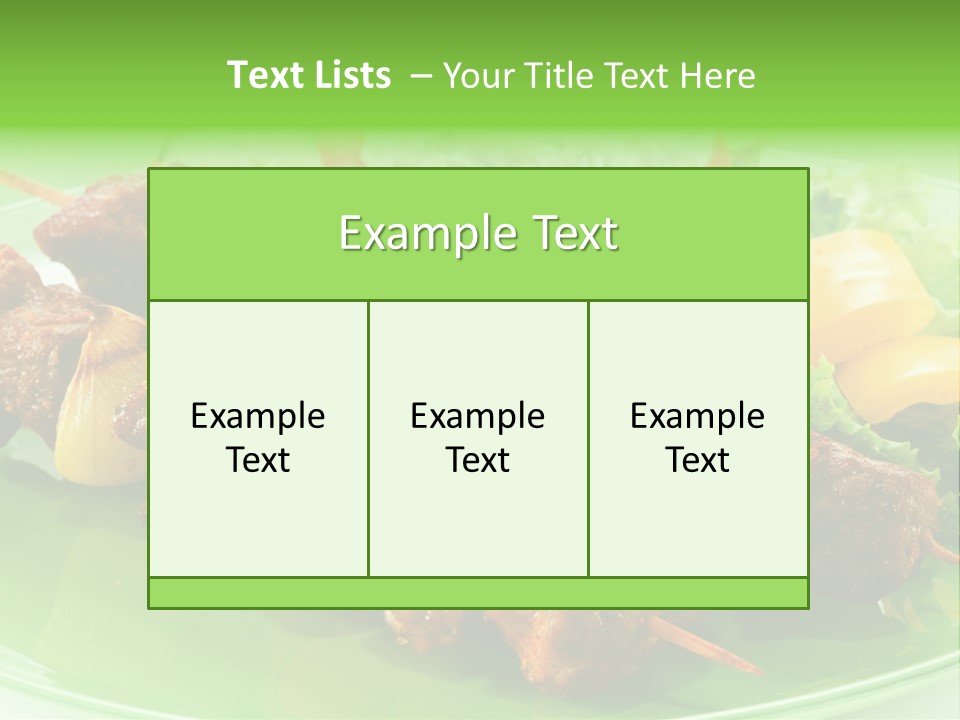 Barbecue Background Grilled PowerPoint Template