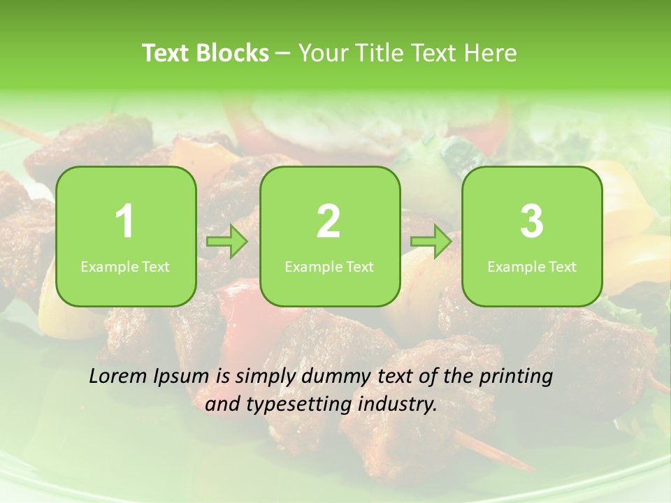Barbecue Background Grilled PowerPoint Template