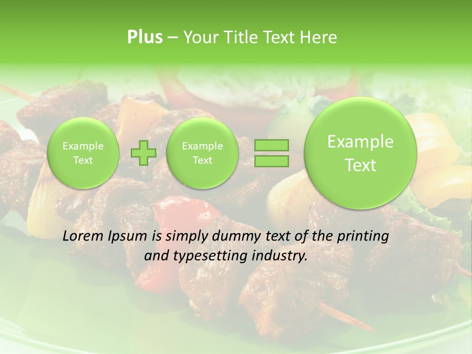 Barbecue Background Grilled PowerPoint Template