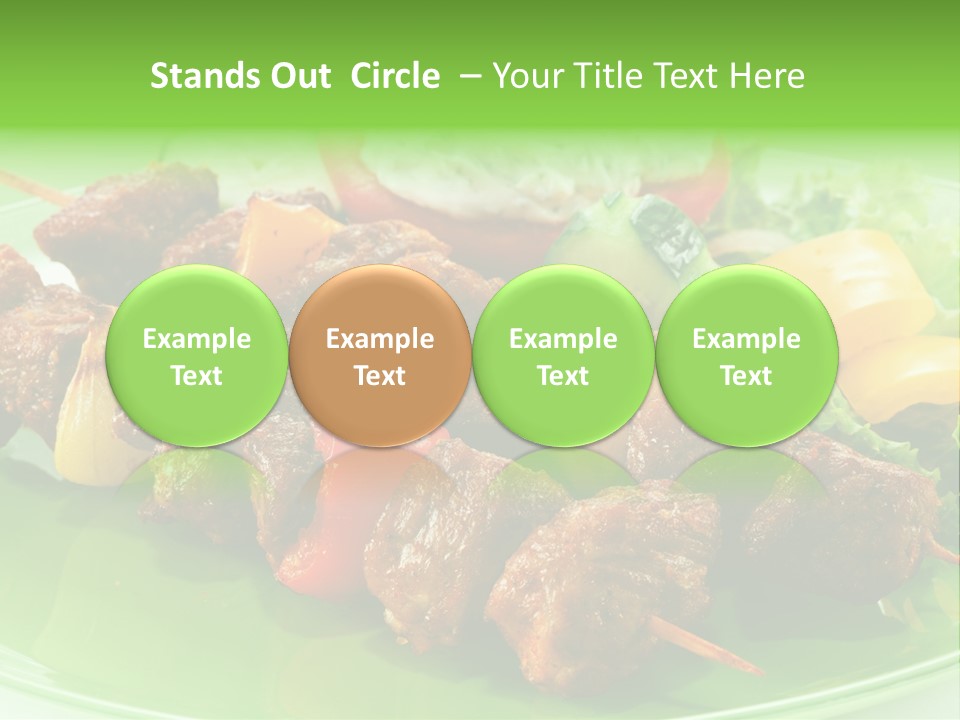 Barbecue Background Grilled PowerPoint Template