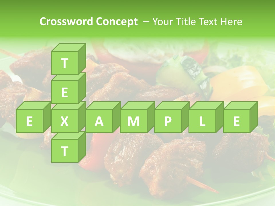 Barbecue Background Grilled PowerPoint Template