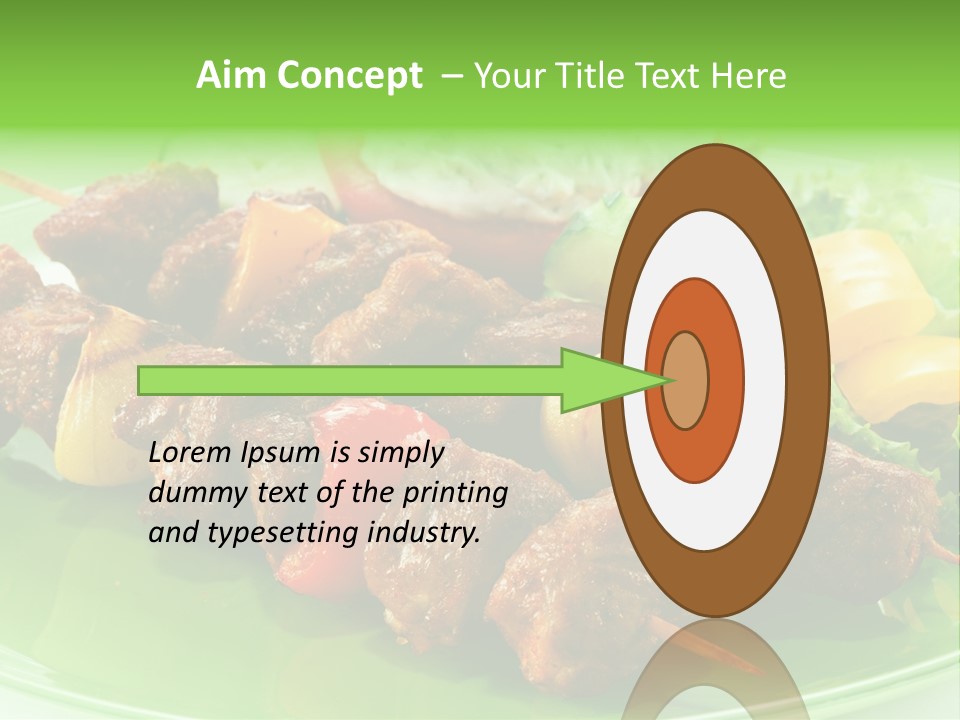 Barbecue Background Grilled PowerPoint Template