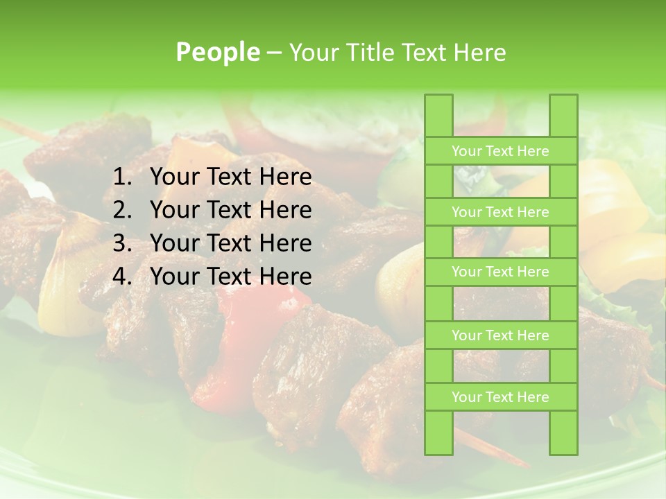 Barbecue Background Grilled PowerPoint Template