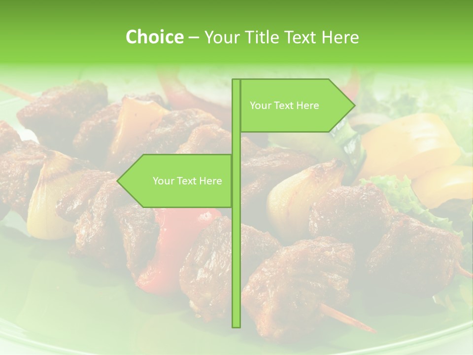 Barbecue Background Grilled PowerPoint Template