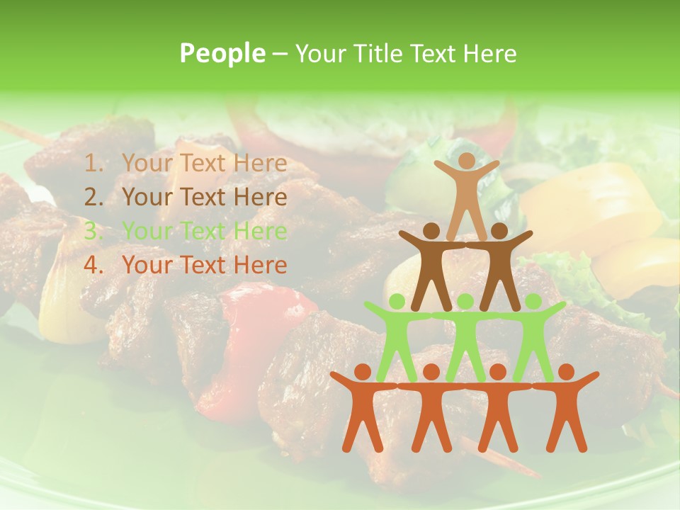 Barbecue Background Grilled PowerPoint Template