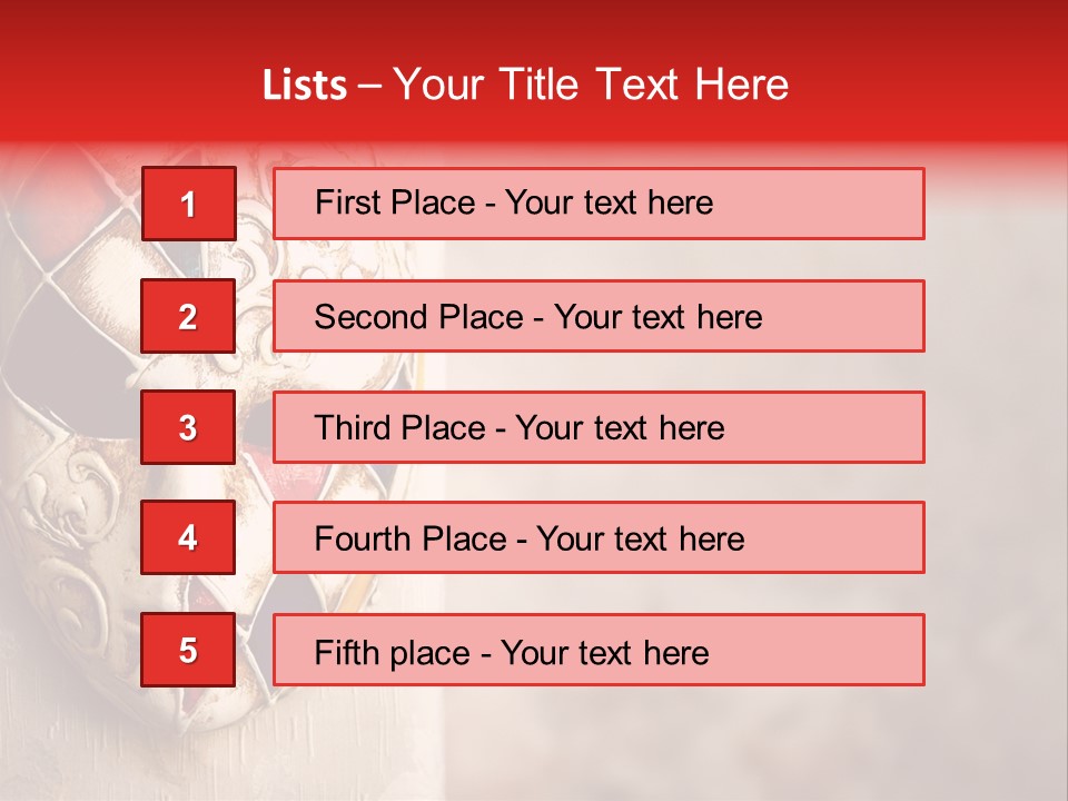 Stage Creativity Costume PowerPoint Template