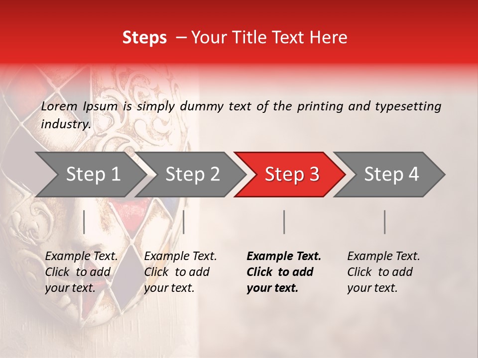 Stage Creativity Costume PowerPoint Template