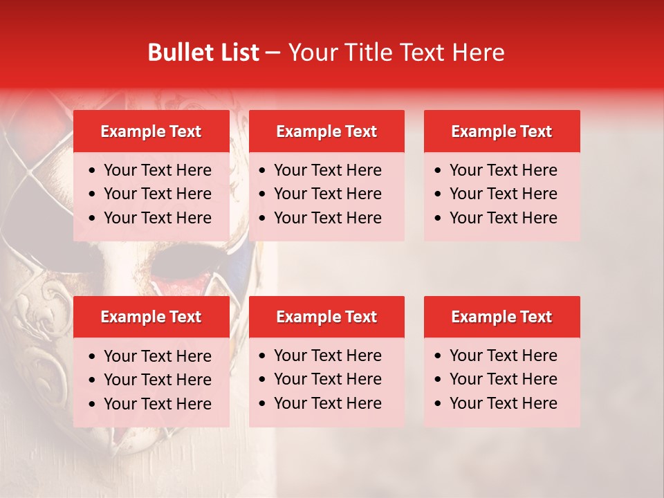 Stage Creativity Costume PowerPoint Template