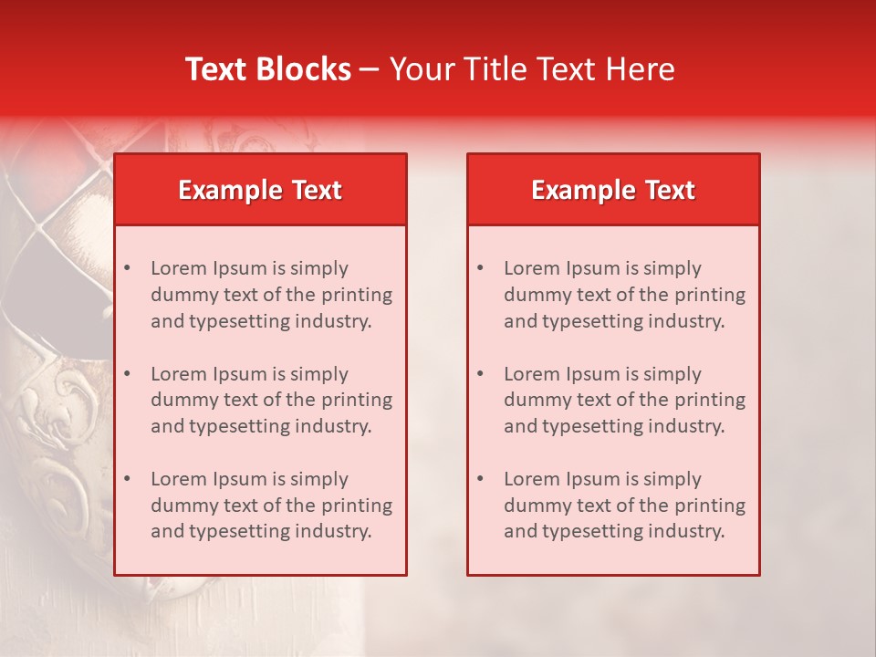Stage Creativity Costume PowerPoint Template