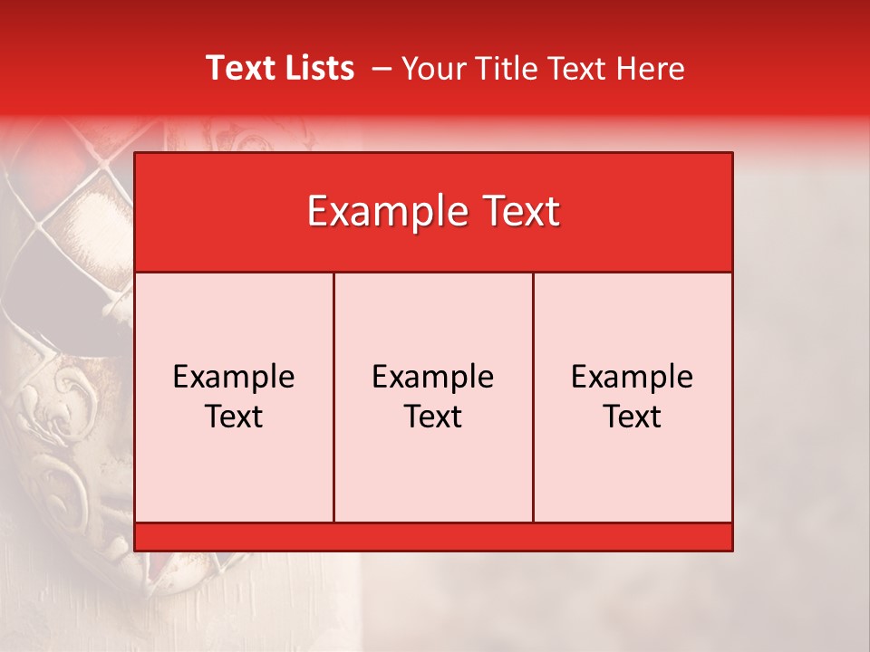 Stage Creativity Costume PowerPoint Template