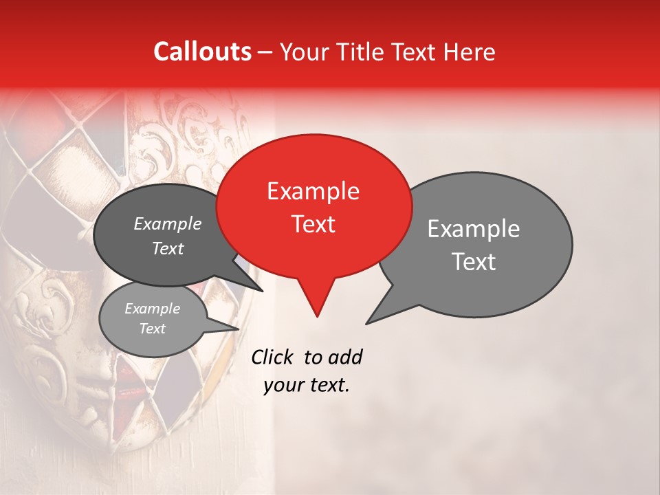 Stage Creativity Costume PowerPoint Template