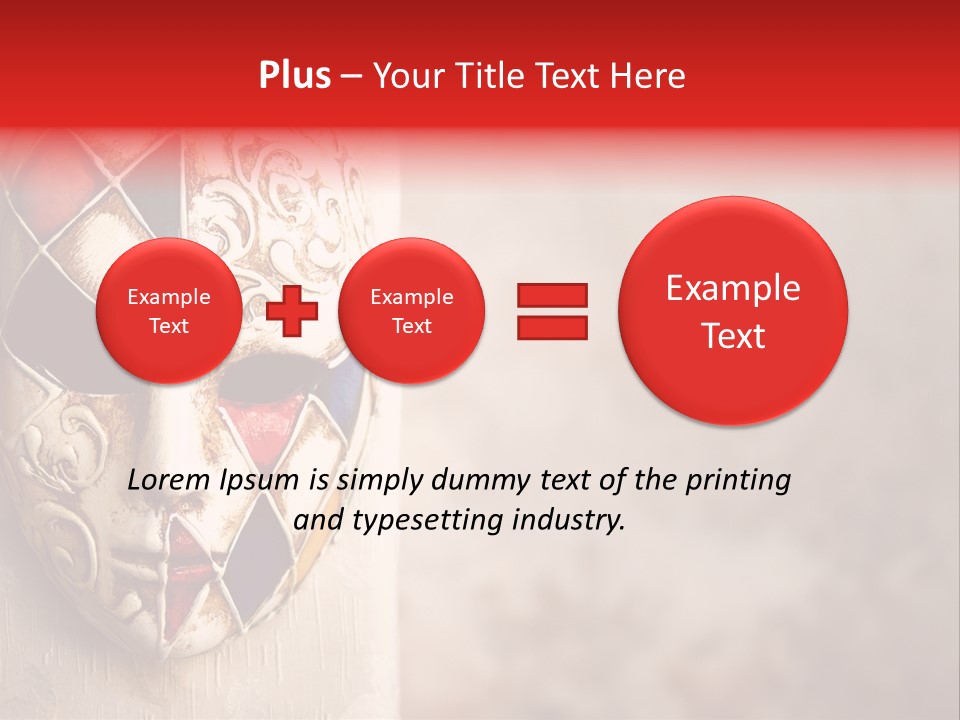 Stage Creativity Costume PowerPoint Template