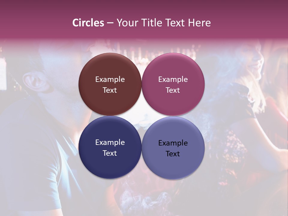 Guy Bar People PowerPoint Template