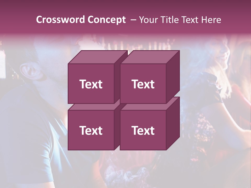 Guy Bar People PowerPoint Template