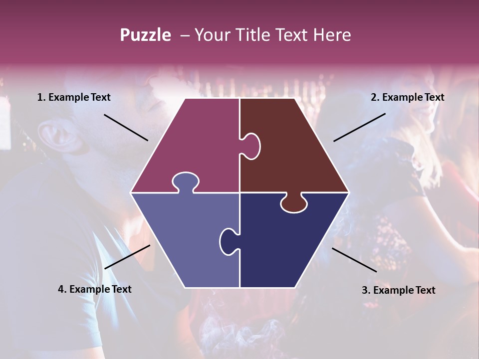 Guy Bar People PowerPoint Template