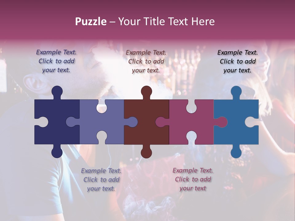 Guy Bar People PowerPoint Template