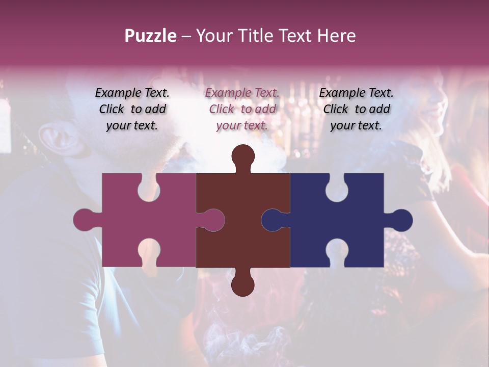 Guy Bar People PowerPoint Template