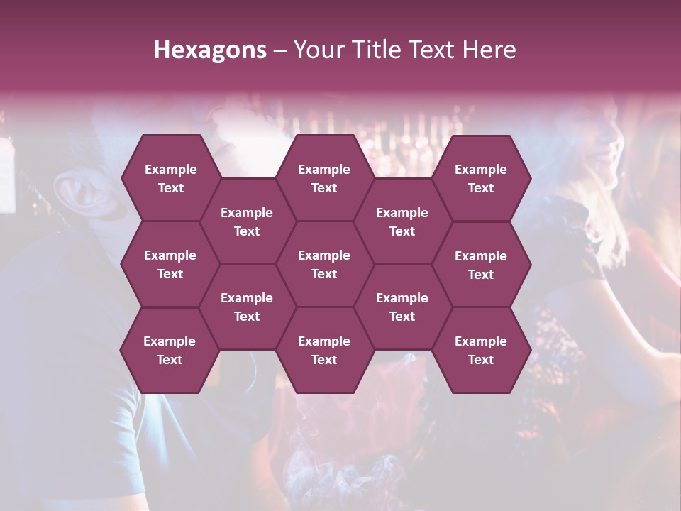 Guy Bar People PowerPoint Template