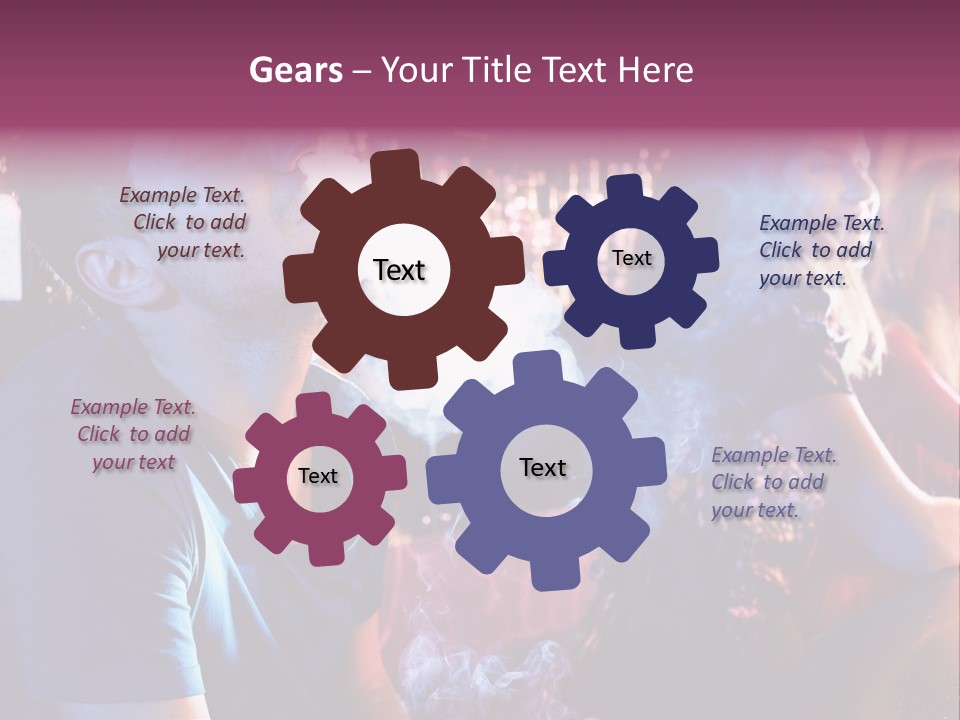 Guy Bar People PowerPoint Template