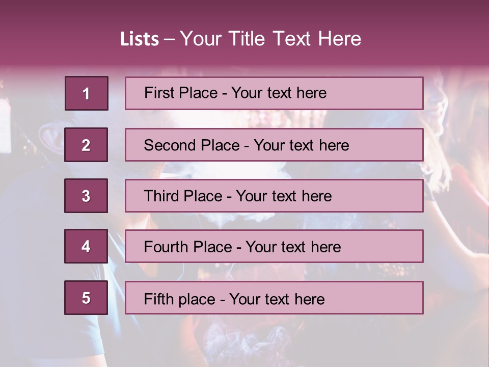 Guy Bar People PowerPoint Template