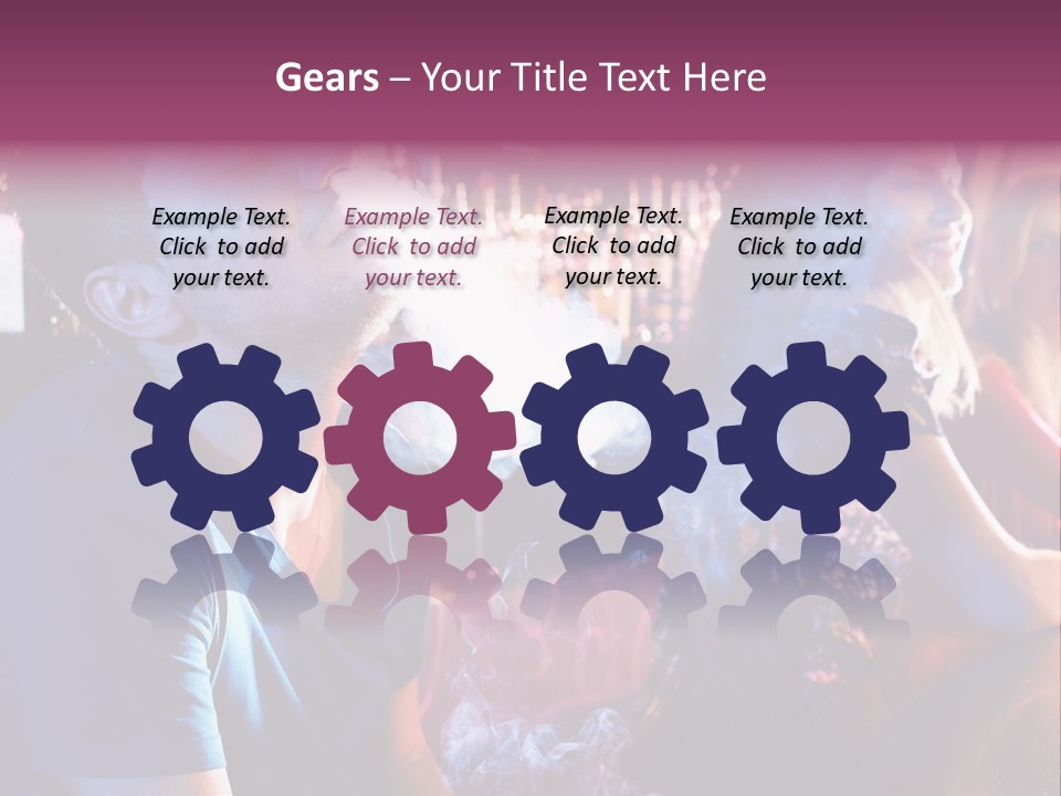 Guy Bar People PowerPoint Template