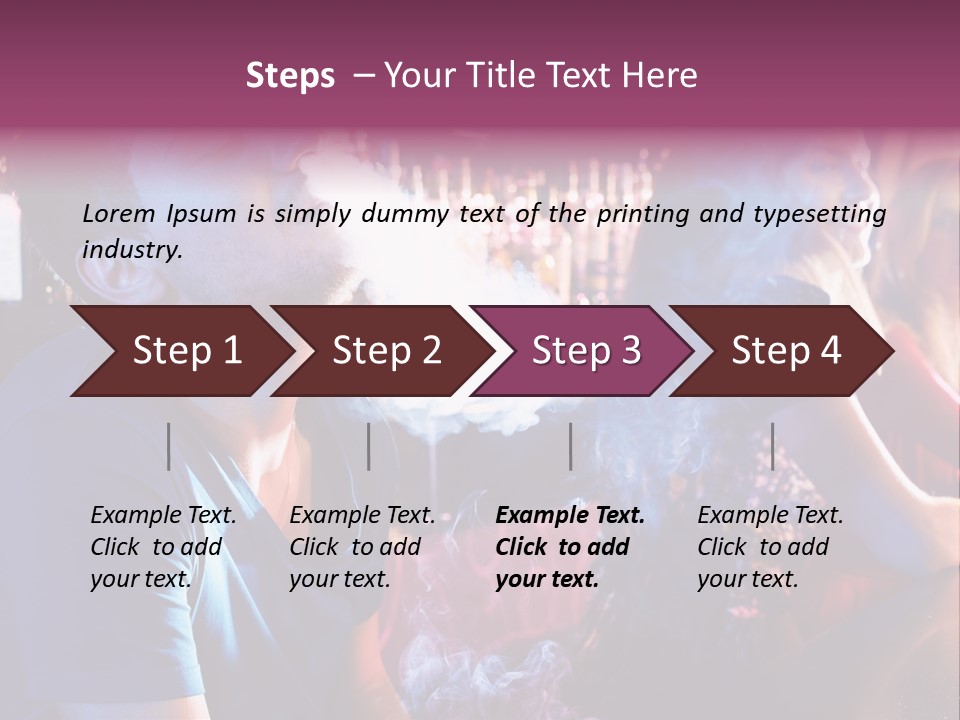 Guy Bar People PowerPoint Template