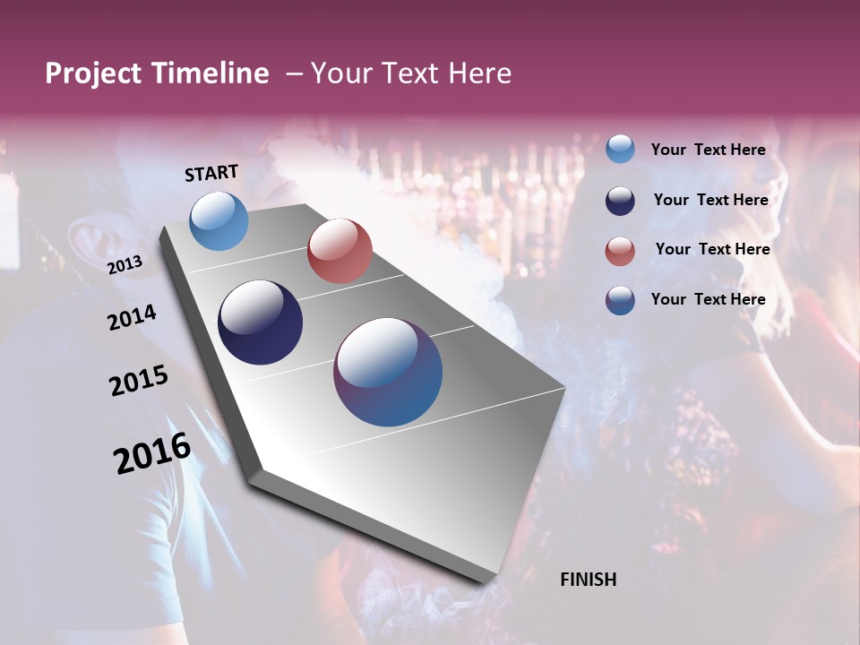 Guy Bar People PowerPoint Template