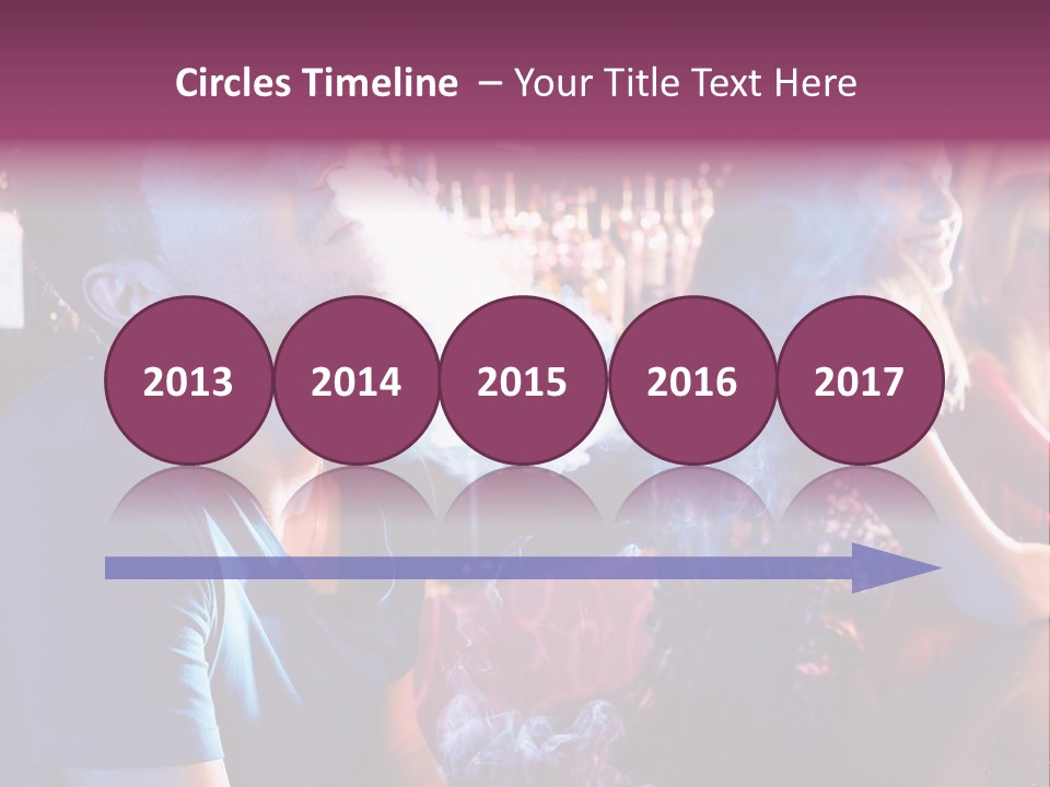 Guy Bar People PowerPoint Template