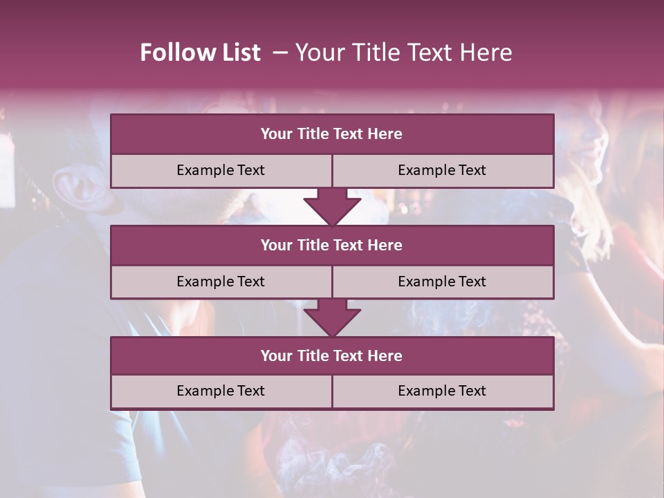 Guy Bar People PowerPoint Template