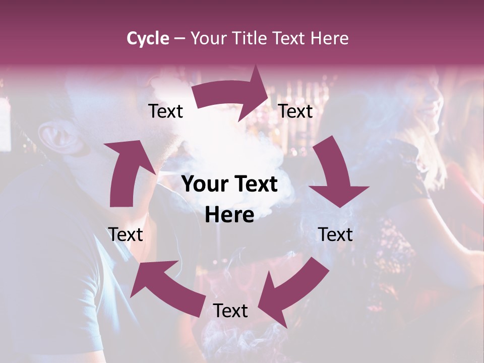 Guy Bar People PowerPoint Template