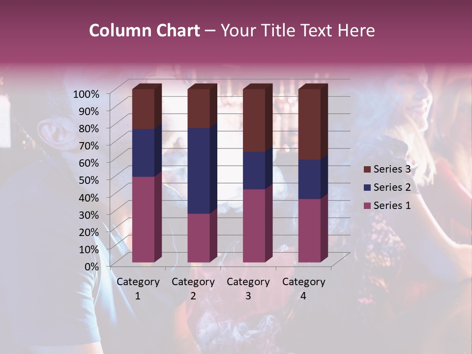 Guy Bar People PowerPoint Template