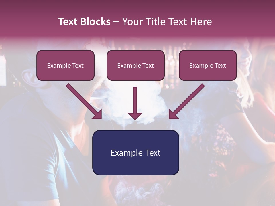 Guy Bar People PowerPoint Template
