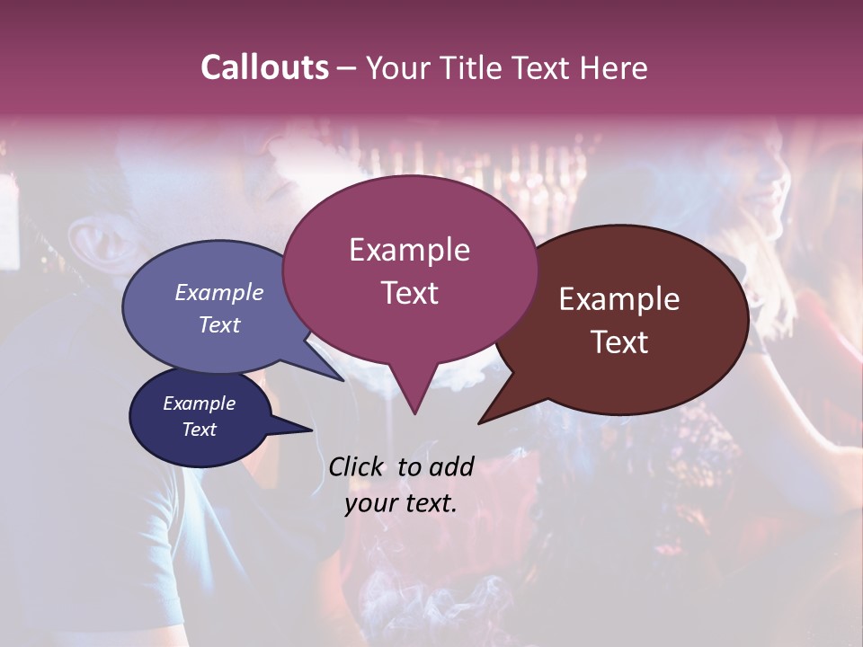 Guy Bar People PowerPoint Template