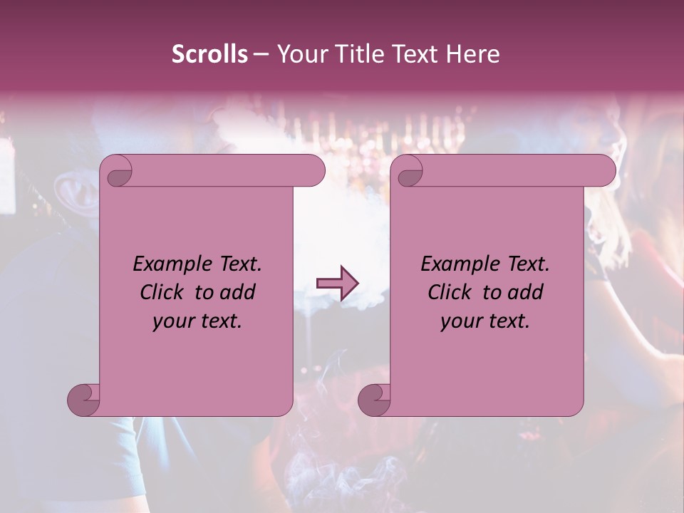 Guy Bar People PowerPoint Template