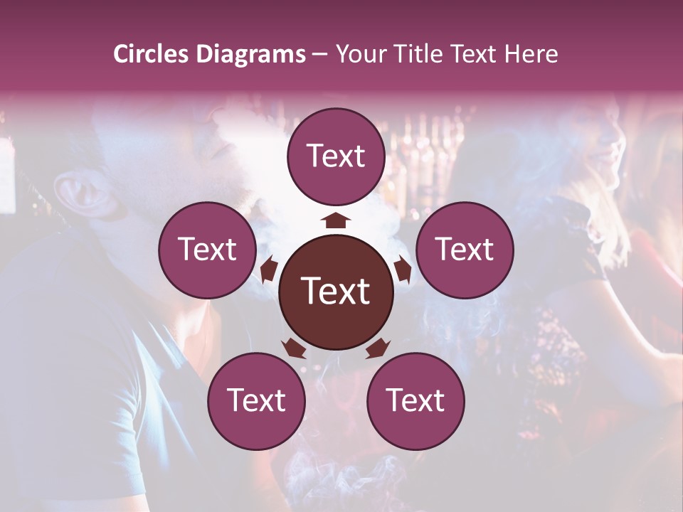 Guy Bar People PowerPoint Template