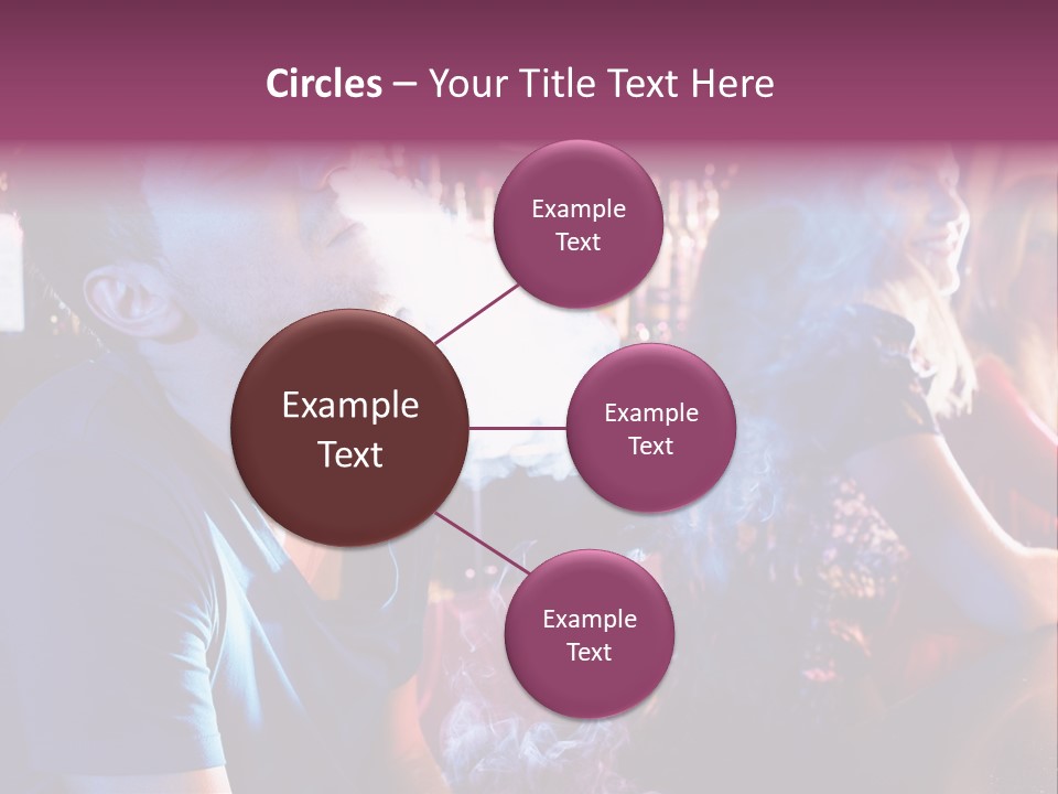 Guy Bar People PowerPoint Template