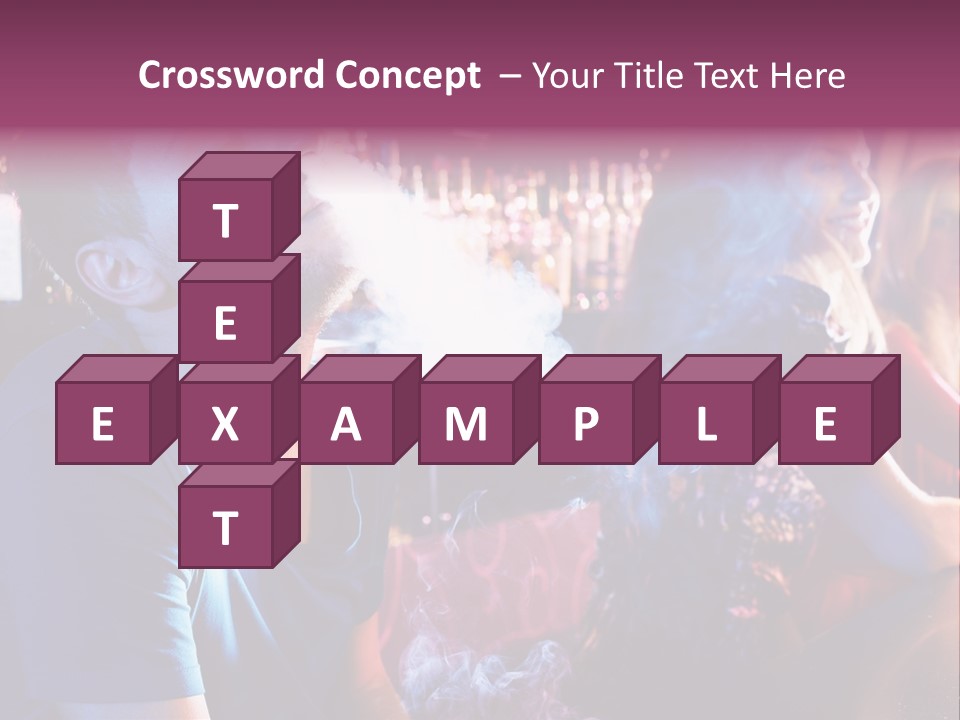 Guy Bar People PowerPoint Template