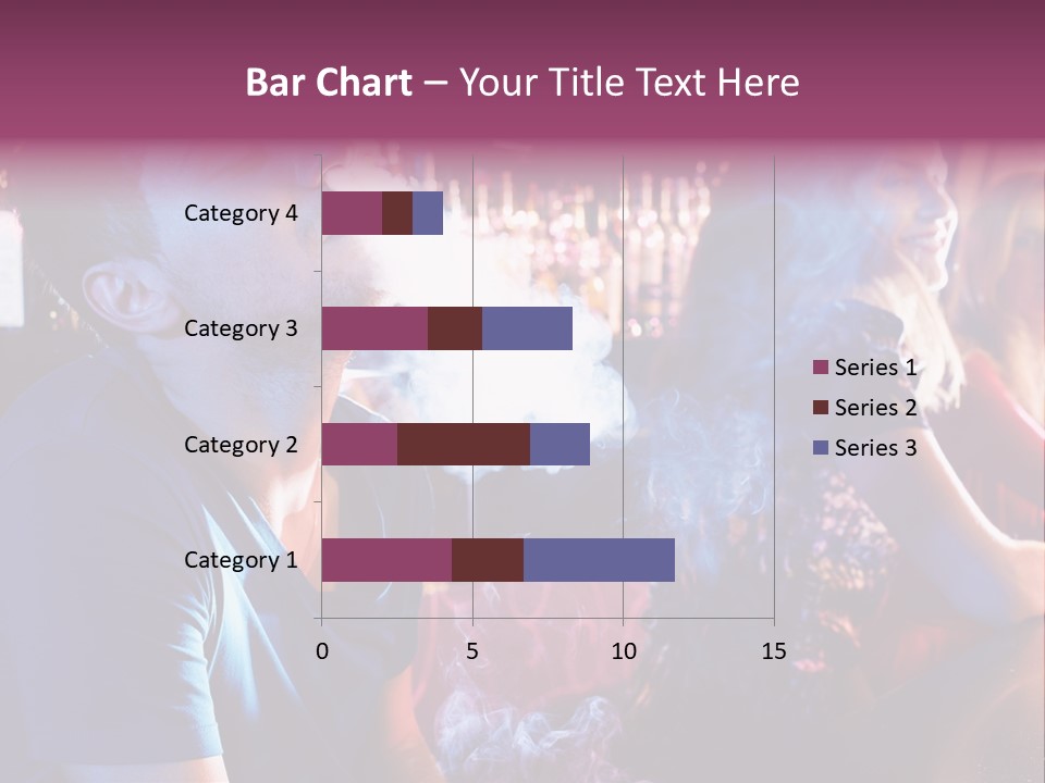 Guy Bar People PowerPoint Template